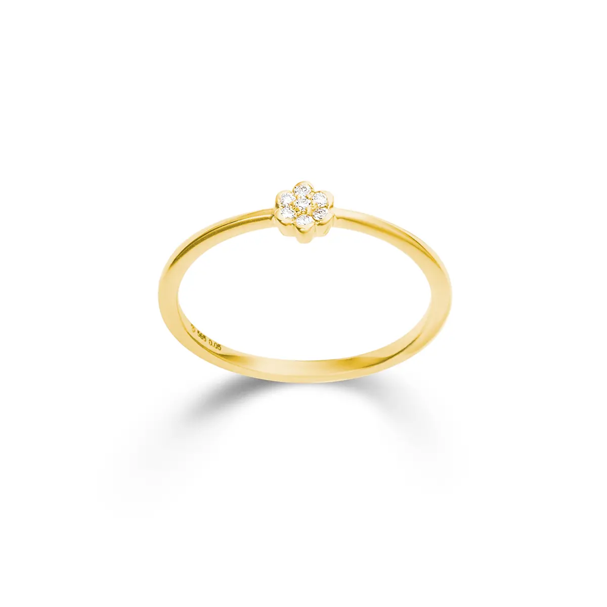 De ring K13703G overtuigt door tijdloze elegantie en verfijnd vakmanschap. Gemaakt van 585 geelgoud en versierd met briljanten van totaal 0,05 karaat in kleur H en zuiverheid SI, is deze ring een hoogtepunt van de basiscollectie. Ideaal voor dagelijks gebruik of als een mooi accent bij speciale gelegenheden, biedt hij een harmonieuze combinatie van traditioneel vakmanschap en modern design.