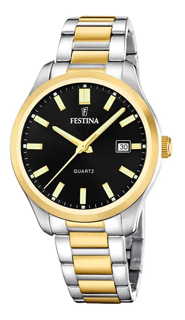Deze F20738/4 polshorloge heeft een zilverkleurige roestvrijstalen kast en band, en beschikt over een datumaanduiding. Dit stijlvolle horloge combineert elegantie met functionaliteit. Draag het tijdens formele gelegenheden of dagelijks voor een tijdloze look. Voeg glans toe aan elke outfit met dit veelzijdige horloge. Perfect voor zowel zakelijke als informele settings.