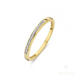 Aucielle ring alliance goud 18k briljant 0.04ct