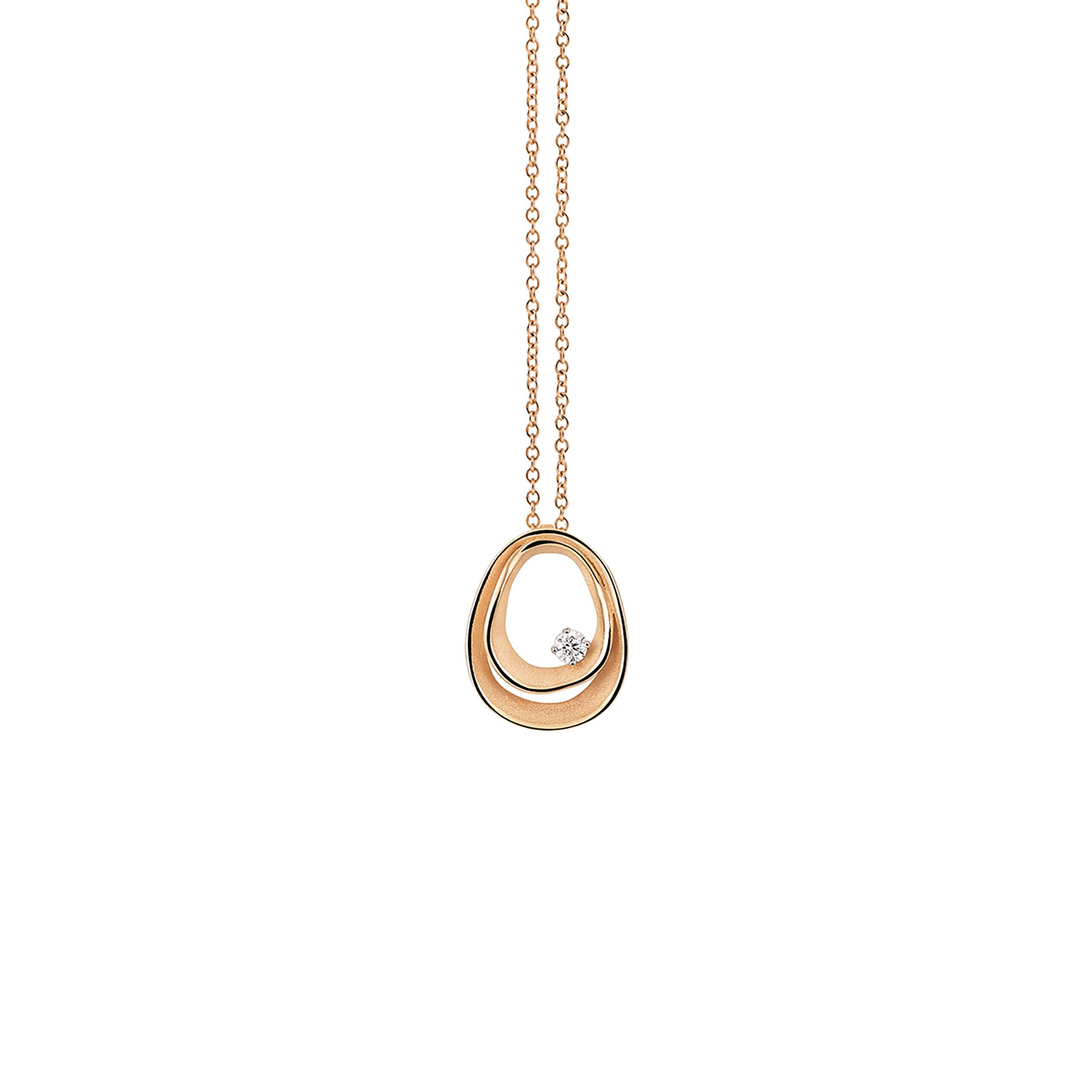 Dune Assolo Series Pendant, 18Kt Orange Apricot Gold with Diamonds

Dia ct. 0.05