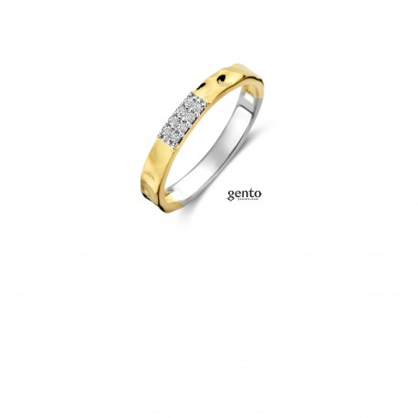 Ring bicolor maat 54