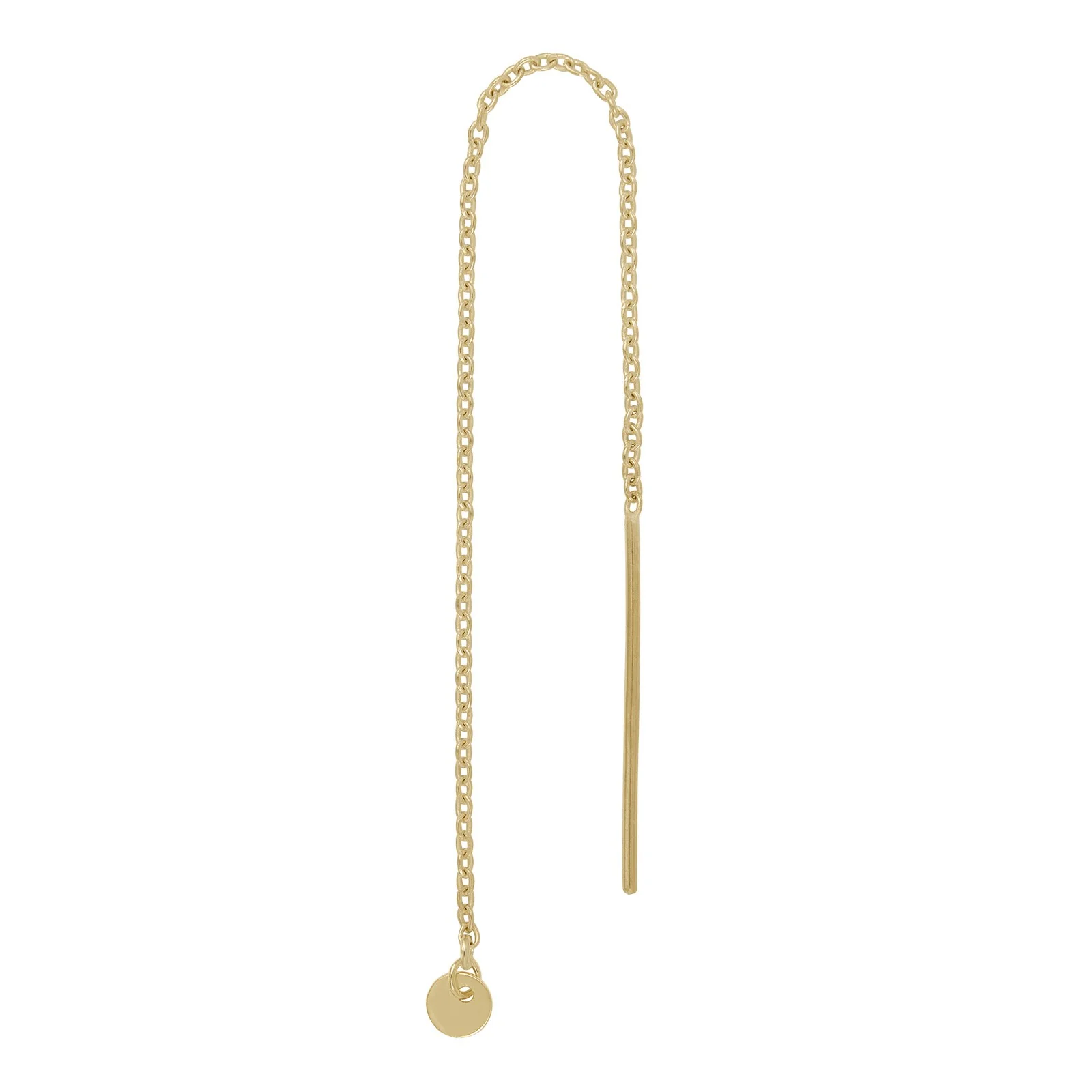 Dieses elegante Ohr-Piercing besteht aus hochwertigem Gold und ist in schlichter Rundform gestaltet. Perfekt f&uuml;r t&auml;gliches Tragen und vielseitig kombinierbar, setzen sie dezente Akzente. Tragen Sie das Piercing paarweise oder einzeln f&uuml;r einen individuellen Look.