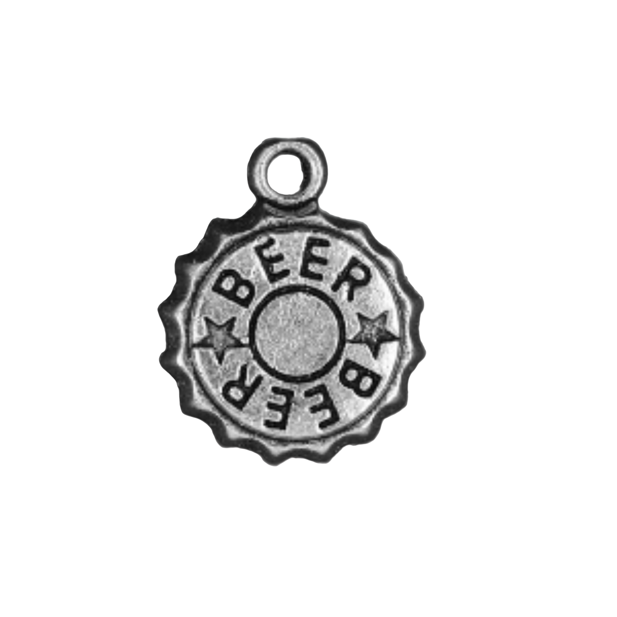 Zilveren Bierdop Hanger