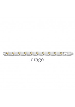 Deze armband is van het merk Orage. Het is een herensieraad gemaakt van edelstaal. De armband is zilver van kleur.
De verdere specificaties van de/het armband zijn als volgt:
