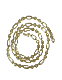 Fjory armband goud met zilveren kern