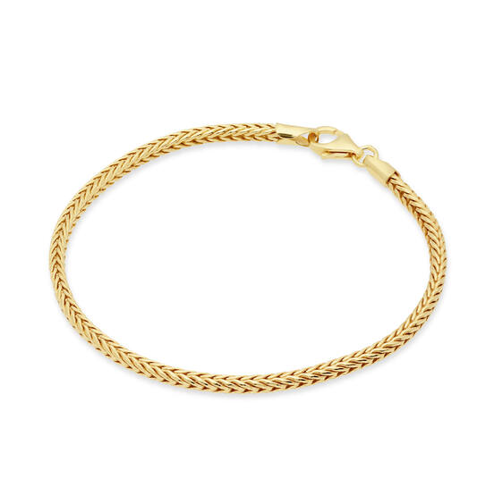 Armband Vossestaart Zilver verguld