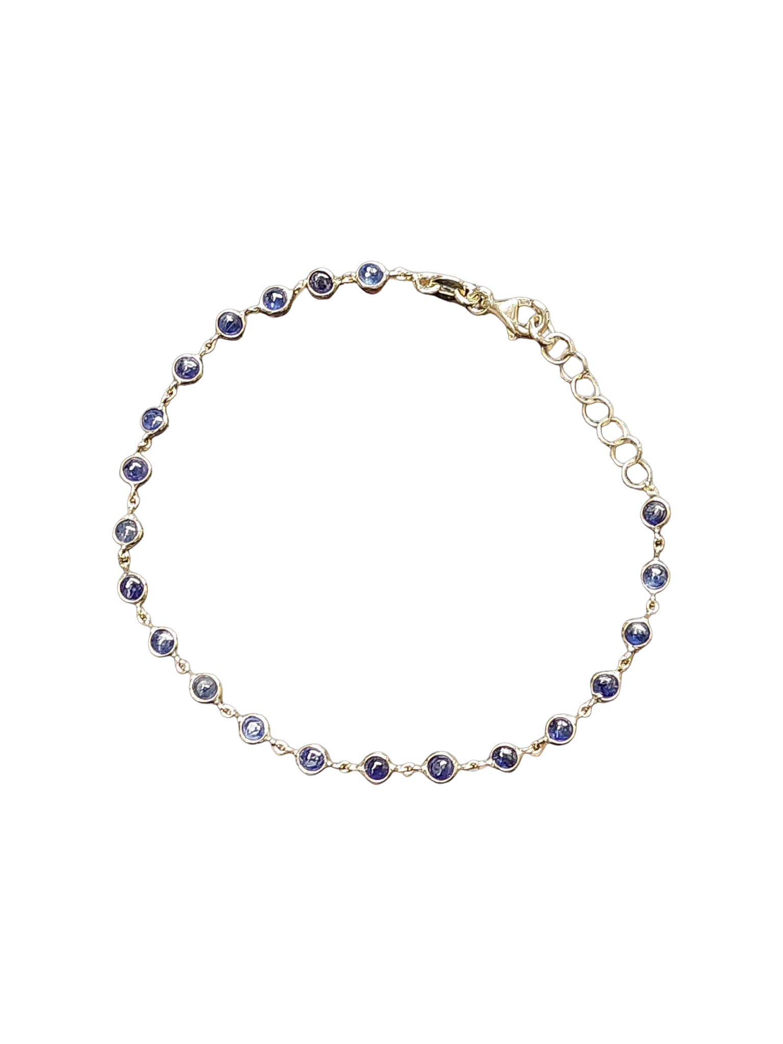 Gouden armband met saffier