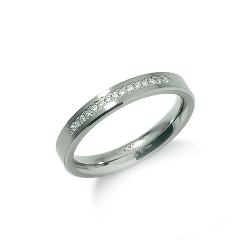 Dit is een ring van het merk Boccia Titanium
