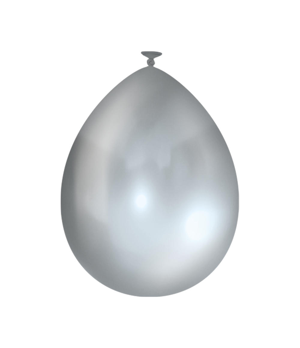 Als je op zoek bent naar 10 metallic silver ballonnen voor een scherpe prijs, ben je bij Paper Dreams aan het juiste adres. In onze basic collectie vind je namelijk metallic silver ballonnen die per 10 verpakt zijn en die ook nog eens uitstekend te combineren zijn met bijvoorbeeld onze overige feestversiering! De balloons metallic 10 pcs. - silver zijn gemaakt van latex