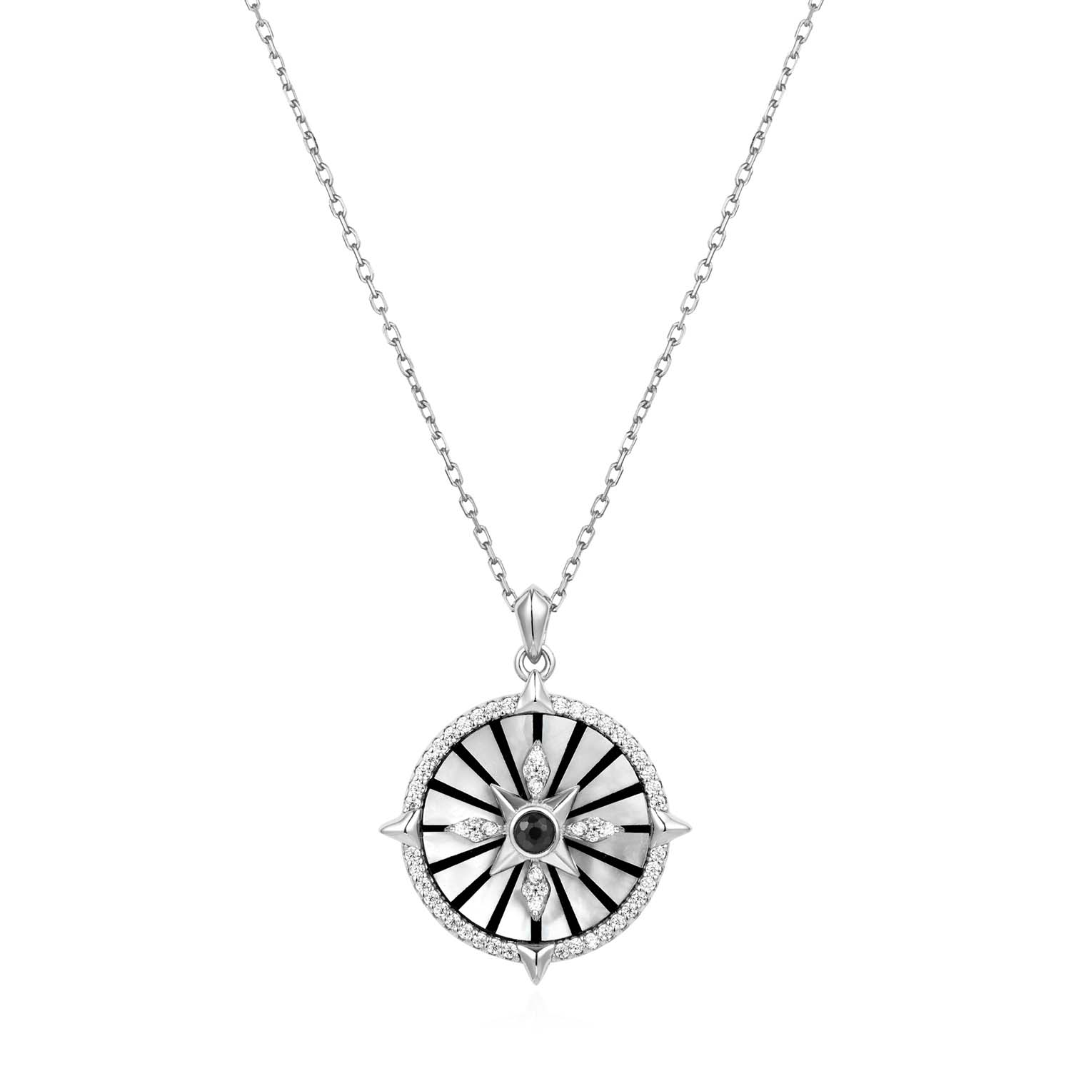 AH N061-07H
Als je wat extra diepte en detail wilt, probeer dan deze prachtige trendy ketting. Deze ketting, met ons opvallende ontwerp, draait helemaal om de centrale details van onze astrolabium. Hij wijst je de weg als het gaat om het stylen van je sieraden, draag hem solo of kleed hem aan met lagen van complementaire delicate kettingen.

HET MERK
Ge&iuml;nspireerd door de laatste fashion trends is Ania Haie het toonaangevende sieradenmerk voor hoogkwalitatieve maar ook betaalbare zilveren sieraden, zonder op de kwaliteit in te leveren. Iedere collectie is gebaseerd op de laatste catwalktrends, waardoor Ania Haie snel tot h&eacute;t sieradenmerk voor stijlbewuste consumenten is verkozen. Elk sieraad wordt ontworpen om te combineren met andere sieraden waardoor je je eigen look kunt cre&euml;ren. Maar ook zijn Ania Haie sieraden opvallend genoeg om op zichzelf te dragen.

SPECIFICATIES
- Ania Haie
- Collier met zirkonia en parelmoer
- 925 zilver met gold/ rhodium plating
- Lengte 53cm
- AH N061-07H