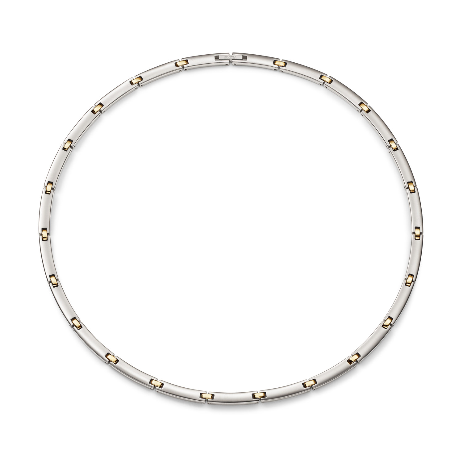 Boccia Titanium 08089-02 Ketting 50cm
Deze unieke titanium ketting van Boccia Titanium is een mooie toevoeging aan je sieradencollectie! Wat deze mat/glanzende titanium bicolor ketting uniek maakt, is dat hij grote rechthoekige matte schakels heeft met daartussen vierkante glanzende goudkleurige schakels, dit geeft een volle en luxe uitstraling. De ketting heeft een lengte van 50cm en sluit met een klapsluiting. Combineer de ketting met de bijpassende armband en oorbellen voor een complete look.

HET MERK
Boccia Titanium is het titanium merk van Nederland, dat zijn oorsprong in Duitsland vindt en is opgericht in het jaar 1992. Ontwikkeld door internationale ontwerpers. Alle titanium componenten van de BOCCIA TITANIUM collectie zijn gemaakt van 99,7% puur titanium; het bijzondere materiaal. Het is licht in gewicht, neemt de temperatuur van de huid aan en is zeer huidvriendelijk. Bovendien is het corrosie- en temperatuurbestendig.

SPECIFICATIES
- Ketting
- Puur titanium
- Recht plat
- Bicolor
- 50cm