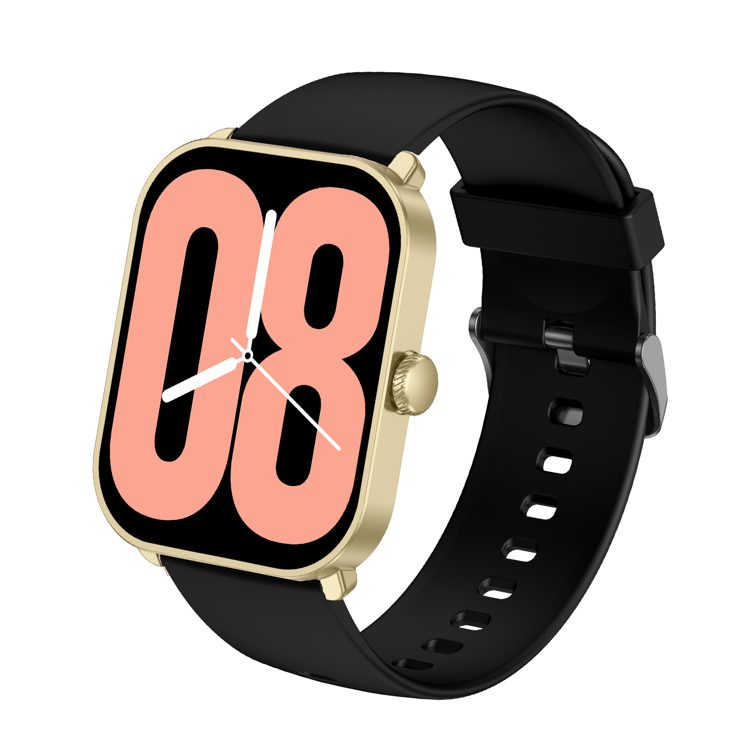 SMARTY2.0 SW070M 
Dit Smarty Smartwatch horloge is een stap in de toekomst. Door zijn Amoled scherm is het beeld vele malen scherper en intenser. De goudkleurige kast is gemaakt van aluminium met een gehard glas. Aan de kast zit een zwarte siliconen band met een gespsluiting. Het rechthoekige horloge heeft een afmeting van 45x36x11mm en is spatwaterdicht. Deze smartwatch is sportief, stijlvol, maar zeker gebruiksvriendelijk. Om door apps, berichten en tekst te bladeren hoeft je alleen maar op het glas te tikken of de knop te gebruiken. Tevens heeft het een Find my watch functie.

Merk:
SMARTY2.0 Smartwatches verbinden je met de wereld. 
SMARTY2.0 biedt een brede keuze aan vormen en functionaliteiten. Een ronde of rechthoekige smartwatch? Eentje voor de smalle pols? Een ladies watch of een kids watch?  SMARTY2.0 heeft het allemaal.
De keuze qua functionaliteiten is onuitputtelijk: bluetooth bellen, stappenteller, hartslag- en bloeddrukmeter,  meerdere verschillende sporttrackers, menstruatie en ovulatie herinneringen, ingebouwde GPS, vind mijn smartphone en heel veel meer. Maak je eigen keuze.
Iedere SMARTY werkt zowel met iOS als met Android en is moeiteloos via een QR-code te koppelen met iedere mobiele telefoon. Misschien wel d&eacute; makkelijkste smartwatch voor iedereen.
SMARTY2.0 staat voor hoge kwaliteit in een betaalbaar prijssegment: &euro; 79 - &euro; 199.

Highlights:
- Geschikt voor Android en iOS  
- De Smartwatch heeft Bluetooth call 
- Hoge batterij efficientie
- 24 uur hartritme meting
- Bevat smart music en mini games
- Door de verschillende meters en tellers is het mogelijk om onder andere de hartslag, stappen, snelheid, slaap, luchtdruk, stress, hoogte- en diepte te meten
- D.m.v. de ingebouwde GPS, is het mogelijk om offline te navigeren en achteraf je route terug te kijken (zonder dat de telefoon in de buurt is)
- Stof,- Waterdichtheid: IP68