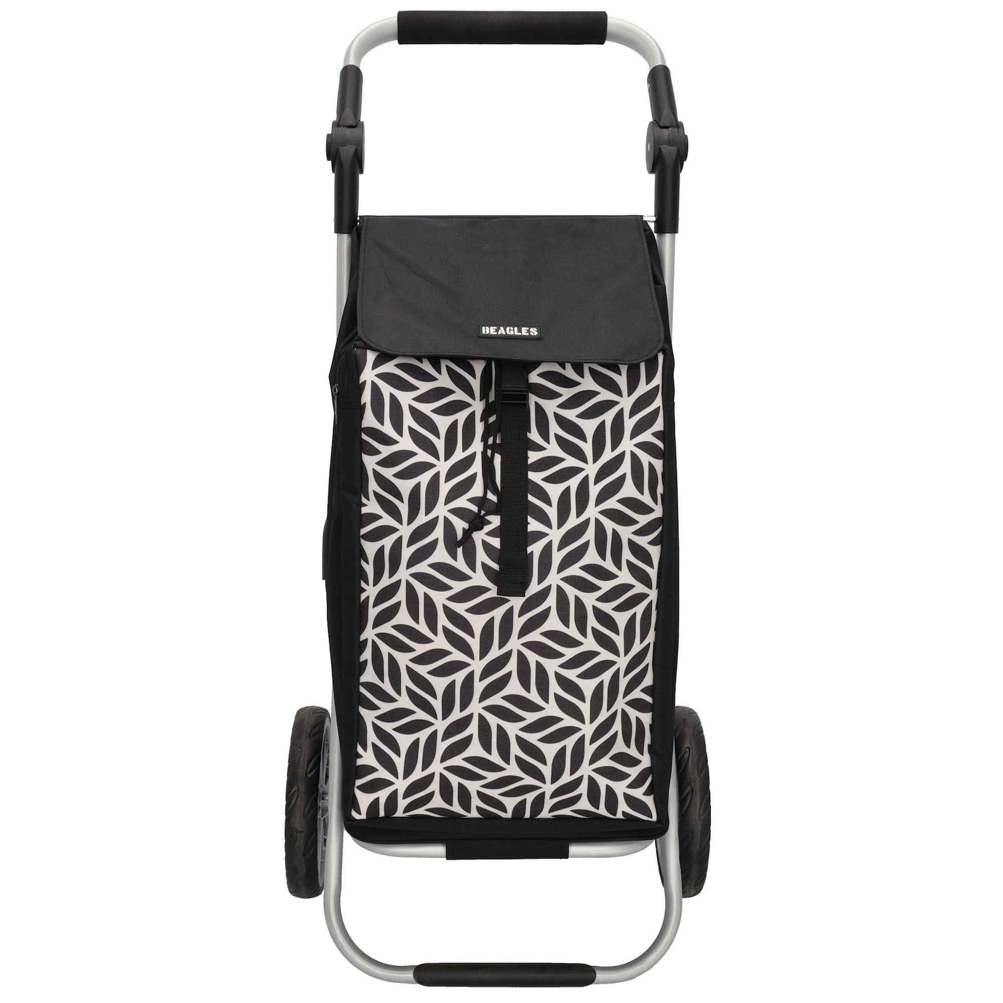 Beagles Alberic boodschappentrolley &ndash; praktisch, stijlvol en comfortabel winkelen

Ga zorgeloos op pad met de Beagles Alberic boodschappentrolley &ndash; de ideale hulp voor al je dagelijkse boodschappen! Of je nu een snelle boodschap doet of een volle kar hebt, deze ruime trolley biedt altijd genoeg plek. Dankzij het slimme ontwerp met dubbele wielen en een verstelbaar handvat beweeg je soepel door elke straat of supermarkt.
Het ruime opbergvak van 41,47 liter zorgt ervoor dat je eenvoudig al je boodschappen kunt meenemen, zonder dat je zware tassen hoeft te dragen. Bovendien staat de trolley stevig dankzij de handige standaard, zodat je hem gemakkelijk kunt neerzetten tijdens het inladen of wachten.
De Beagles Alberic boodschappentrolley combineert functionaliteit met comfort. De stevige overslag sluit het hoofdvak goed af, zodat je boodschappen droog en veilig blijven.
Belangrijkste kenmerken:
✅ Ruim opbergvak (inhoud: 41,47 liter)
✅ Dubbele wielen voor extra stabiliteit
✅ Verstelbaar handvat voor optimaal gebruiksgemak
✅ Stevige standaard &ndash; handig bij het neerzetten
✅ Afmetingen: Hoogte 54 cm &times; Lengte 32 cm &times; Diepte 24 cm
✅ Veilige overslag om alles goed af te sluiten
Of je nu naar de supermarkt, markt of winkelcentrum gaat &ndash; met de Beagles Alberic boodschappentrolley wordt boodschappen doen comfortabeler dan ooit.
 Bestel nu jouw Beagles Alberic boodschappentrolley en geniet van gemak, ruimte en stijl bij elke boodschap!