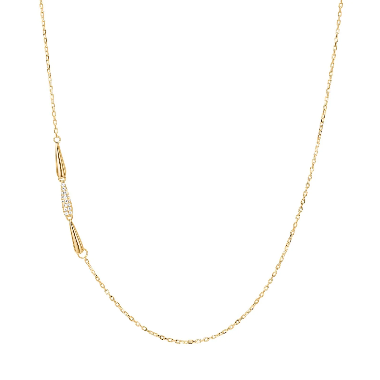 Die Vergoldete Silberhalskette ROMYNOR, ist eine elegante Halskette mit einer goldbeschichteten Oberfl&auml;che. Diese hochwertige Halskette ist ideal f&uuml;r besondere Anl&auml;sse oder als stilvolles Alltagsaccessoire. Tragen Sie sie allein oder kombinieren Sie sie mit anderen Schmuckst&uuml;cken f&uuml;r einen edlen Look. Perfekt f&uuml;r elegante oder legere Outfits.