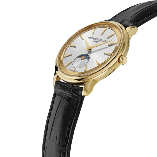 Frederique Constant Classics Moneta Quartz Moonphase 37mm - FC-206S3S5