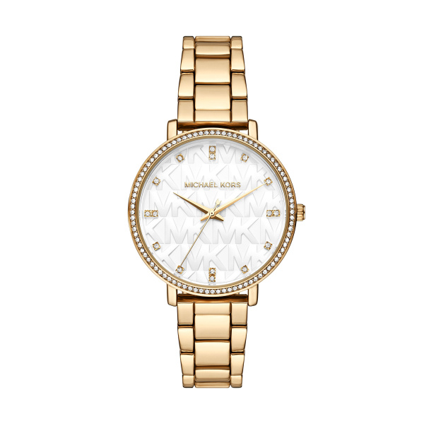 De MICHAEL KORS PYPER MK4919 is een stijlvolle dameshorloge met een elegant ontwerp. Het horloge valt onder de categorie "WATCH" en is specifiek een "WRIST" type. Draag dit horloge als een verfijnd accessoire bij zowel formele als casual outfits voor een tijdloze en chique uitstraling. Perfect voor elke gelegenheid.