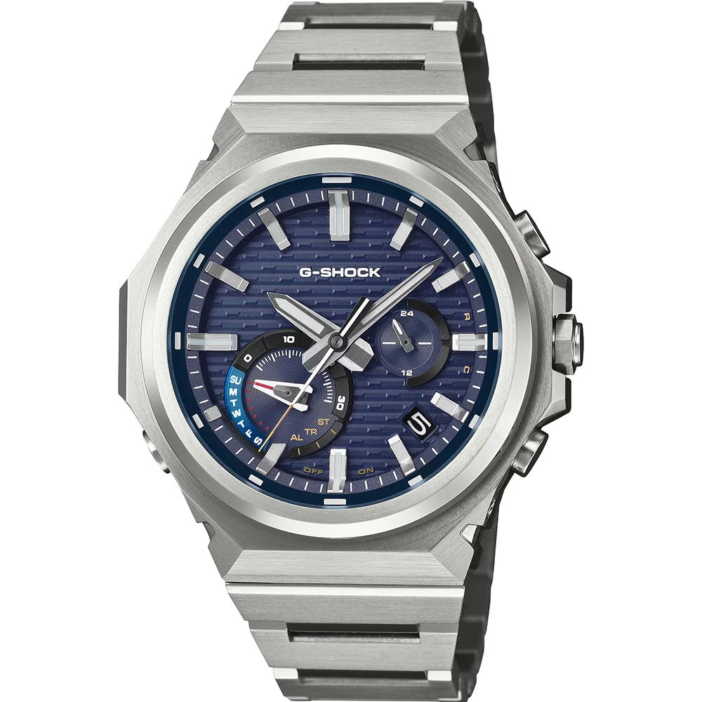 
Roestvrijstalen quartz horloge op zonne-energie met Bluetooth

Dit G-Shock horloge heeft een kast gemaakt van Roestvrij staal en kunststof met een diameter van 44 mm en is voorzien van een Roestvrijstaal band. In de kast bevindt zich een Casio kwaliteitsuurwerk en is afgewerkt met Mineraalglas.

Het horloge is 20ATM. Dit betekent dat het horloge geschikt is om mee te duiken. Verder wordt het horloge geleverd met 2 jaar garantie.