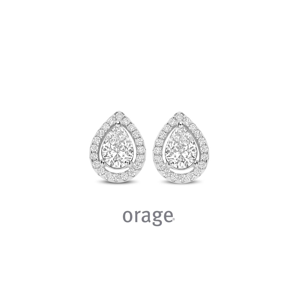 Oorringen 925 rh CZ (V/39)