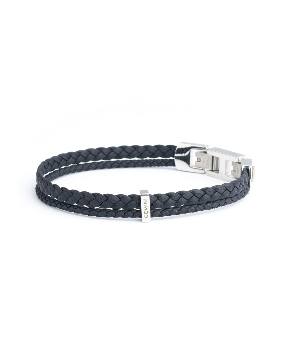 Duo Blue armband van het merk Gemini.
De lengte is 18-19 cm (XS-S).