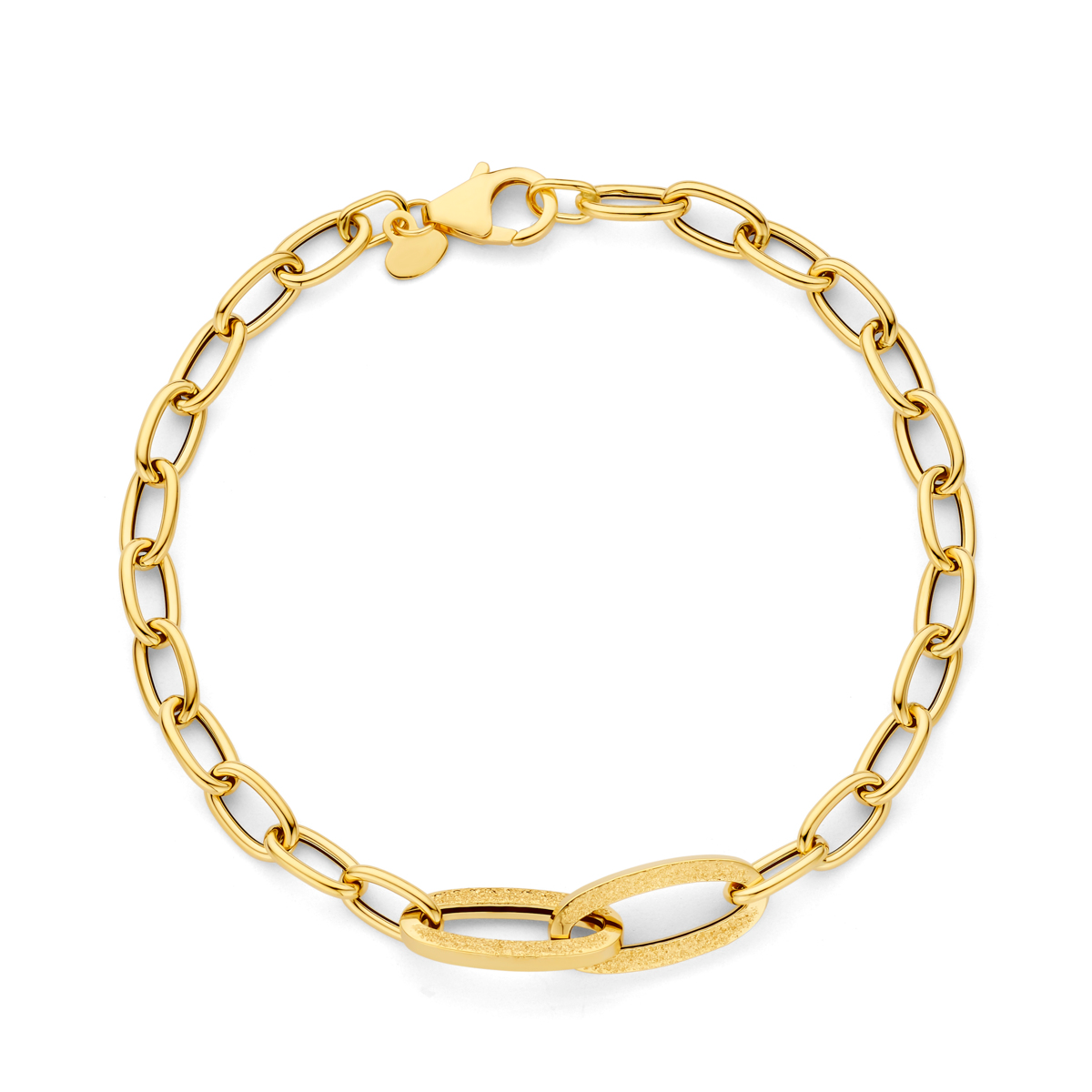 Naiomy Gold Armband goud 18k 19cm