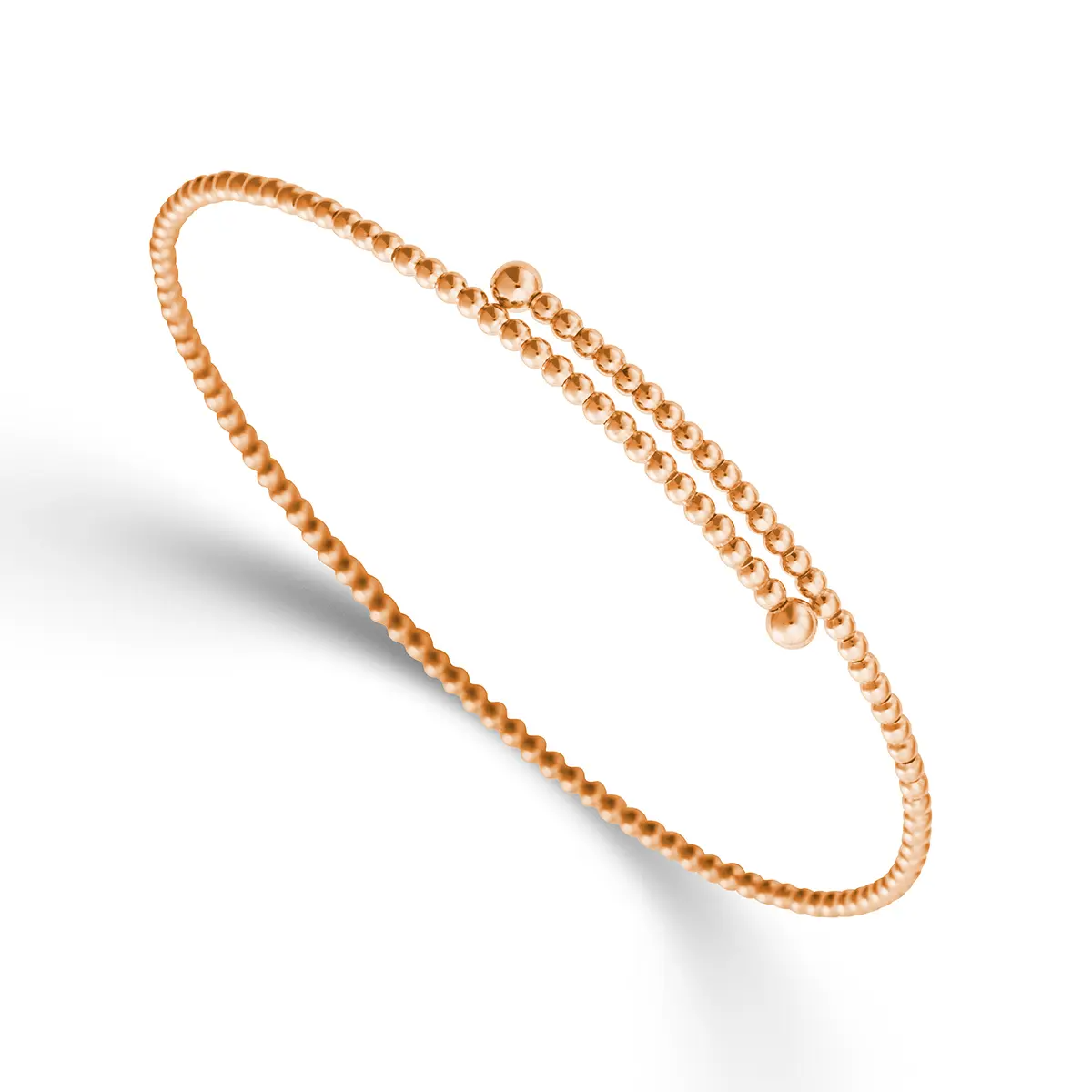 De Palido Ros&eacute; gouden bangle is een elegante armband. Perfect voor zowel dagelijkse als formele gelegenheden. Combineer het met andere ros&eacute;gouden sieraden voor een verbluffende look. Draag het solo of met meerdere bangles voor een trendy stijl. 