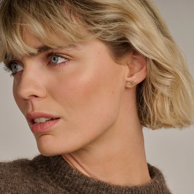 Oorringen geel goud 18kt Blush