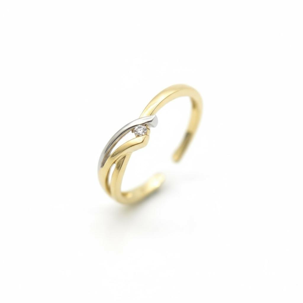 De Fantasie Ring modelnummer GBG0521-14 is een opvallende twee-kleurige ring vervaardigd van 14-karaats goud. Deze ring beschikt over een diamant van 0,02 crt met zuiverheid SI en kleur G. Met zijn ringmaat 55 is deze perfect voor een elegante look. Draag deze betoverende ring solo of combineer met andere ringen voor extra flair.