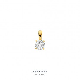 Hanger YG solitaire 4 griffen LGD 0.750ct
Ketting niet inbegrepen