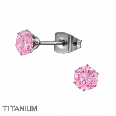 De titanium oorstekers roze, modelnummer 33179, zijn elegante oorbellen met gekleurde stenen, perfect voor elke gelegenheid. Deze oorbellen voegen een vleugje kleur toe aan je look. Draag ze met los haar of een strakke updo om de glans en kleur te benadrukken. Ideaal voor zowel dagelijks gebruik als speciale gelegenheden.