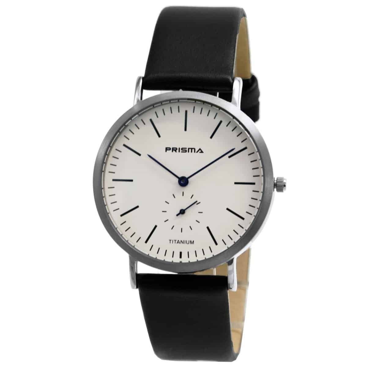 P1227   jpc 236952
Kast Breedte: 40mm
Kast dikte: 8mm
Kast materiaal: All Stainless
Uurwerk: Miyota
Waterdichtheid: 3bar
Horlogeband: Zwart leer met Titanium gesp
Maat aansluiting band: 20mm
Wijzerplaat : Wit
Uurwerk Miyota 1L45
Licht functie: -

Code: caty