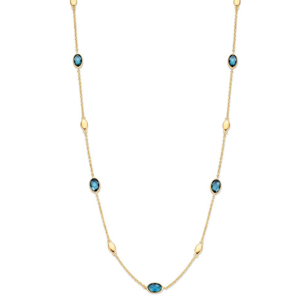 Het Collier geelgoud London blue topaas 45cm, modelnummer CW136447, is een stijlvolle geelgouden ketting met een prachtige blauwe topaassteen. De ketting is 45 cm lang, gemaakt van goud met een glanzende afwerking. Perfect voor speciale gelegenheden of dagelijks gebruik. Draag het solo voor een verfijnde look of combineer met andere sieraden voor extra elegantie.