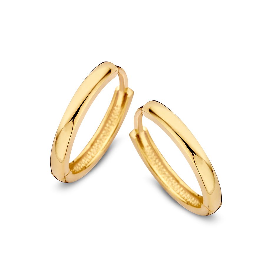 De Excellent geelgouden oorringen met modelnummer OE107507 zijn prachtige oorringen gemaakt van glanzend geelgoud. Ze wegen 2 gram en hebben een breedte van 2,4 mm en een doorsnede van 18 mm. Perfect voor dagelijks gebruik of speciale gelegenheden. Draag ze met een bijpassende gouden ketting voor een elegante uitstraling.