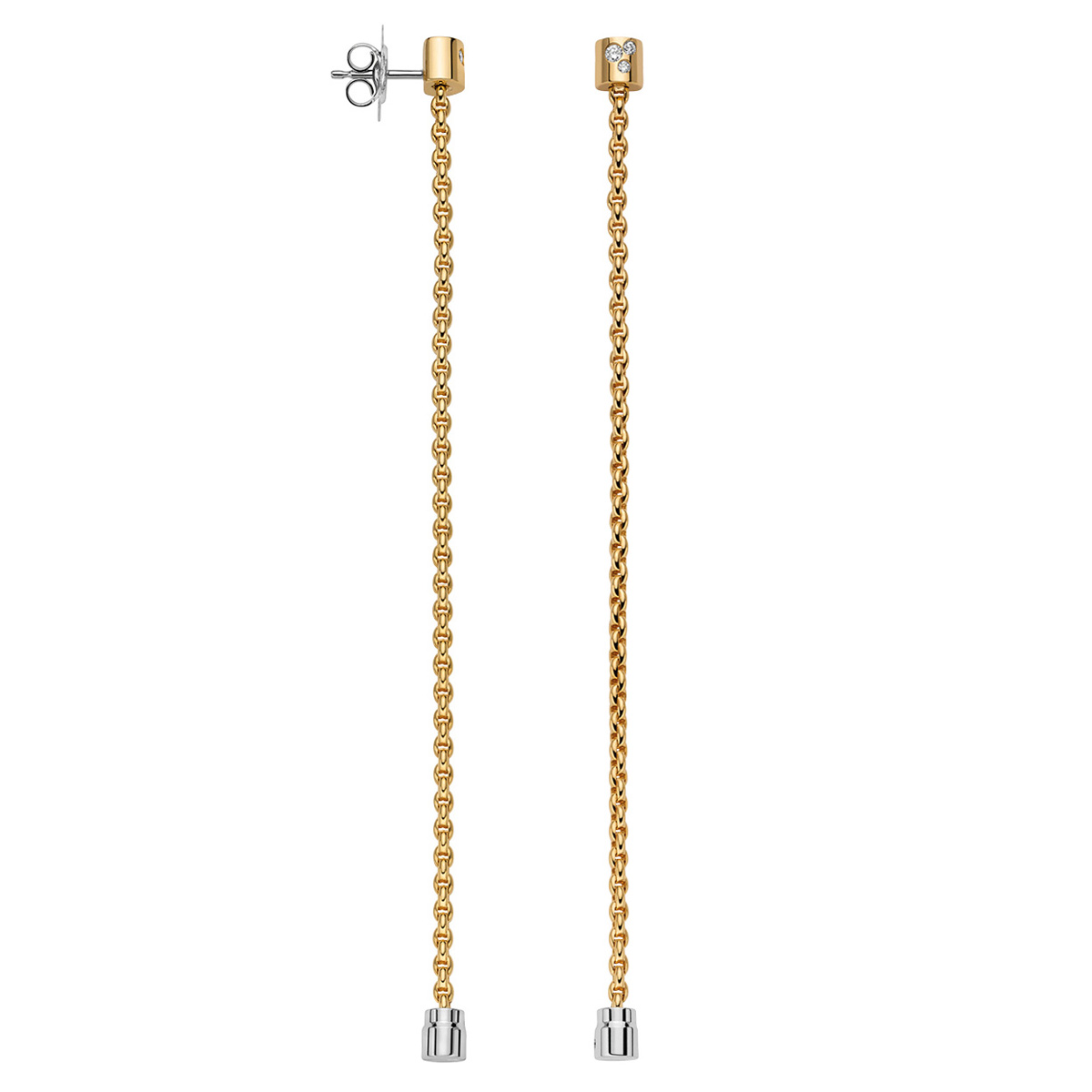 De Fopa Aria Oorhangers in geelgoud met diamant, modelnummer 892030X_BB_G_XGX_000, zijn elegante juwelen. Deze oorbellen zijn gemaakt van hoogwaardig geelgoud en beschikken over fonkelende diamanten die een verfijnde uitstraling geven. Perfect voor zowel formele als informele gelegenheden, kunnen ze solo worden gedragen of gecombineerd met andere gouden sieraden voor een complete look.