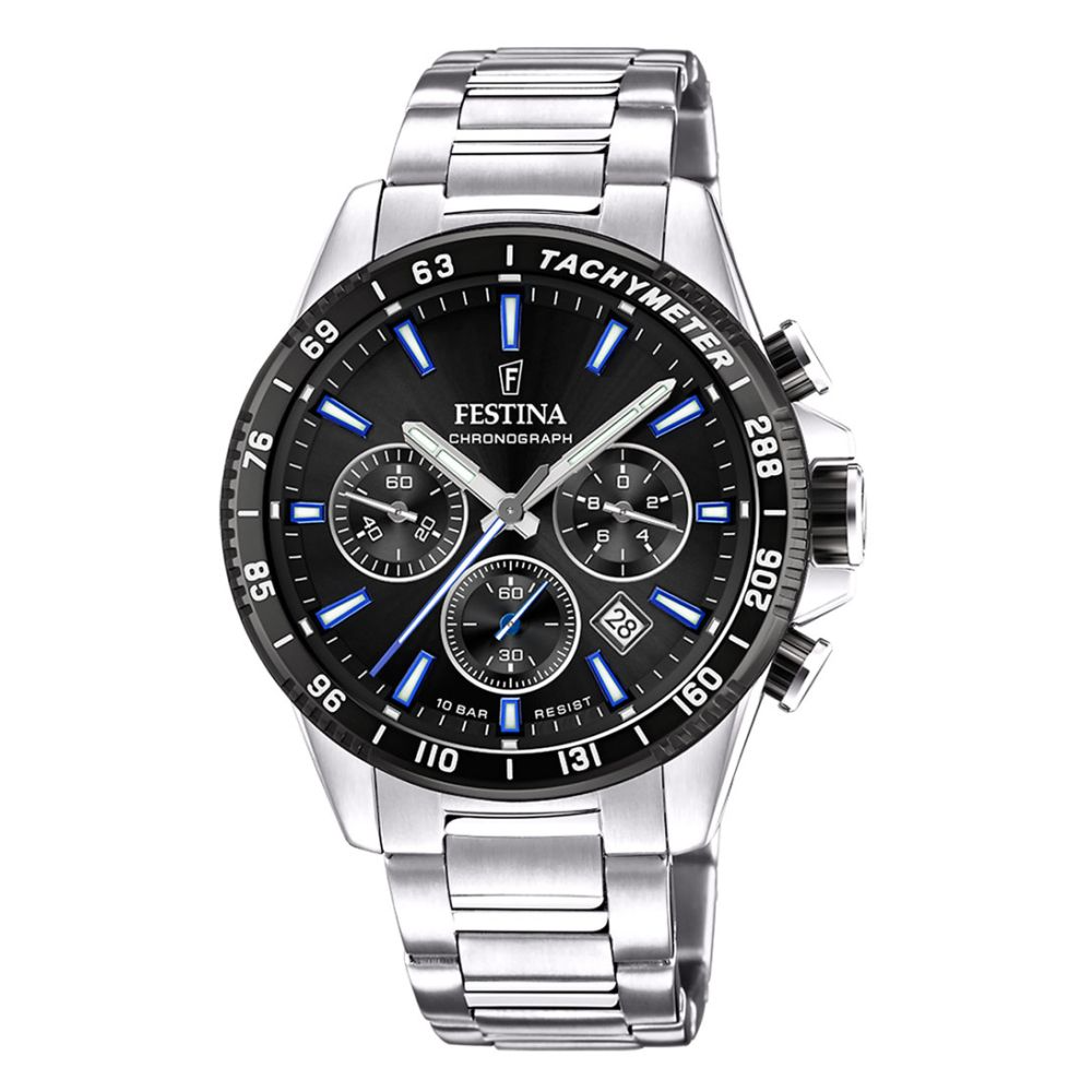 Festina - Quartz Chronograaf. Mineraalglas 100m WR - F20560/5