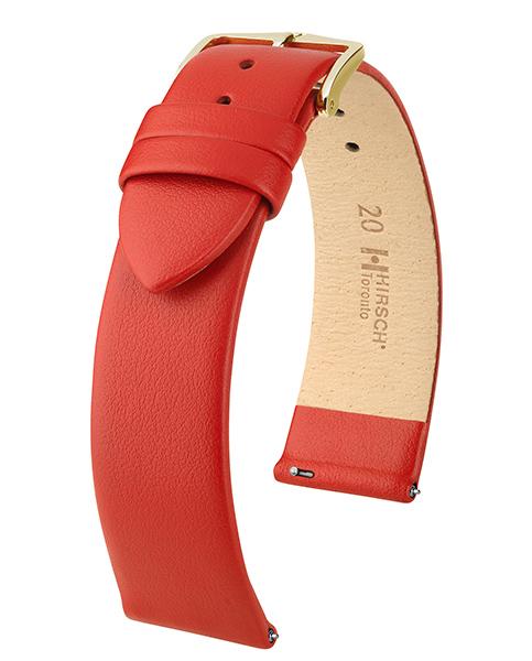 HIRSCH TORONTO M RED CALF 16/14MM 03702120-1-16.
De specificaties zijn als volgt:
Bandbreedte: 16