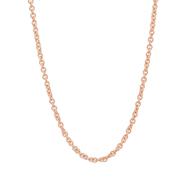 Het Bron “Anker” collier 7CRRA5070 is een verfijnd ontwerp met ronde schakeltjes van 2 mm en een elegante karabijnsluiting. De subtiele glans en tijdloze vormgeving maken het collier ideaal om solo te dragen of te combineren met een hanger. Het model is verkrijgbaar in meerdere lengtes; op de foto is de 42 cm-variant te zien.