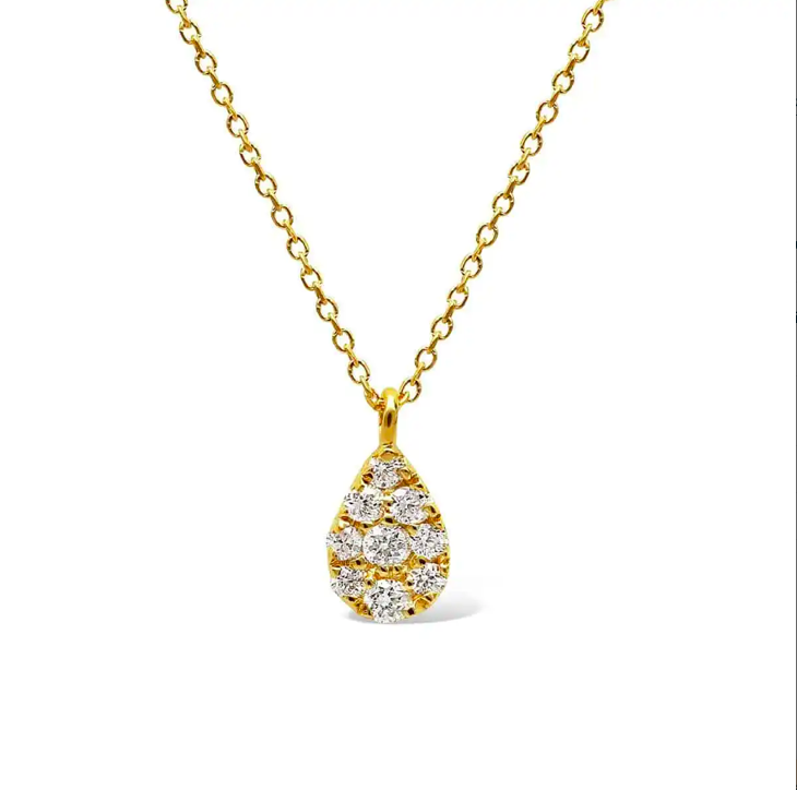 Deze prachtige Pas Diamonds 14 Krt geelgouden hanger is een verfijnde sieraadkeuze met een schitterende diamant van 0.11 Crt in H SI-kwaliteit. Perfect te dragen op een stijlvolle ketting voor zowel dagelijkse elegantie als speciale gelegenheden. Combineer met je favoriete outfit voor een vleugje luxe. 