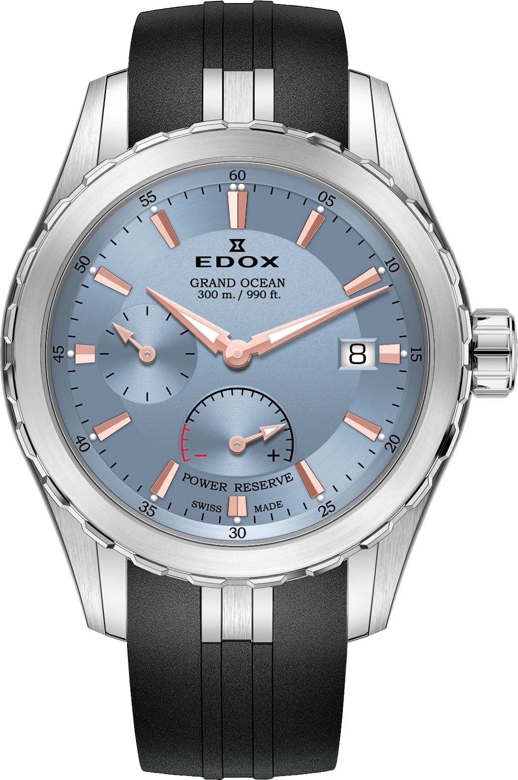 Dit is een horloge van het merk Edox gemaakt voor heren.
De specificaties zijn als volgt:
Kastmaat: 40 mm
Kastdikte: 13,4
Waterdichtheid: 30 ATM / 300 Meter / 1.000 Feet
Dit horloge heeft de volgende functies/eigenschappen:
Diver
Datumaanduiding