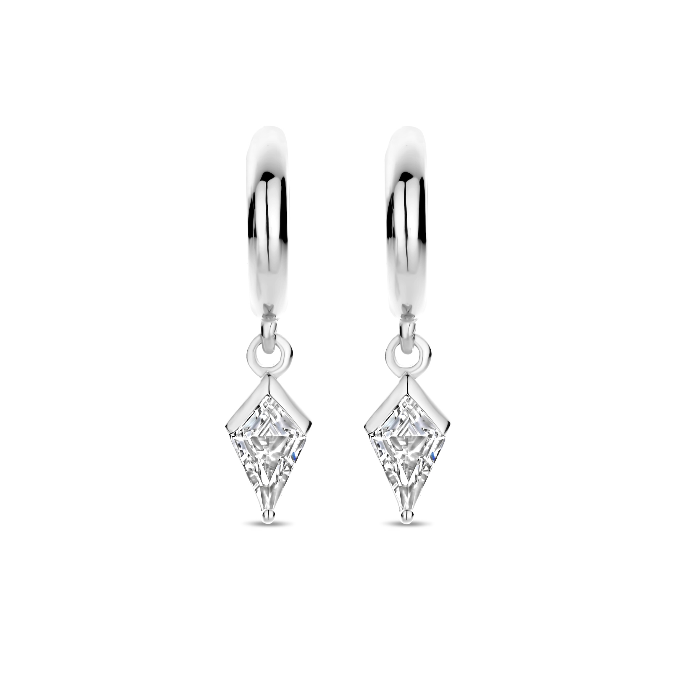 Dit zijn oorbellen van het merk FJF Jewellery gemaakt voor dames.