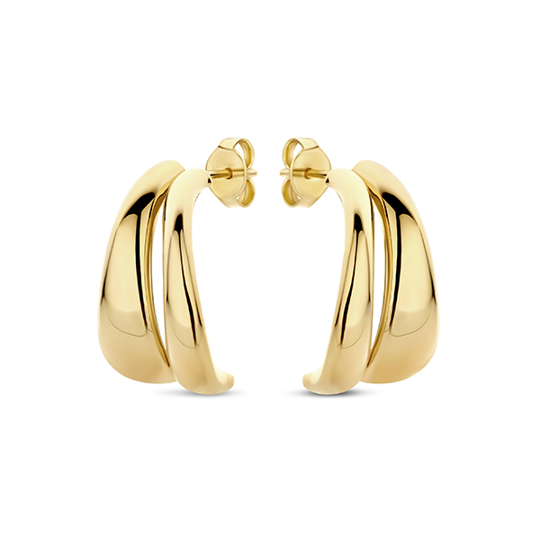 Dit zijn oorbellen van het merk Italo Bottene gemaakt voor dames.