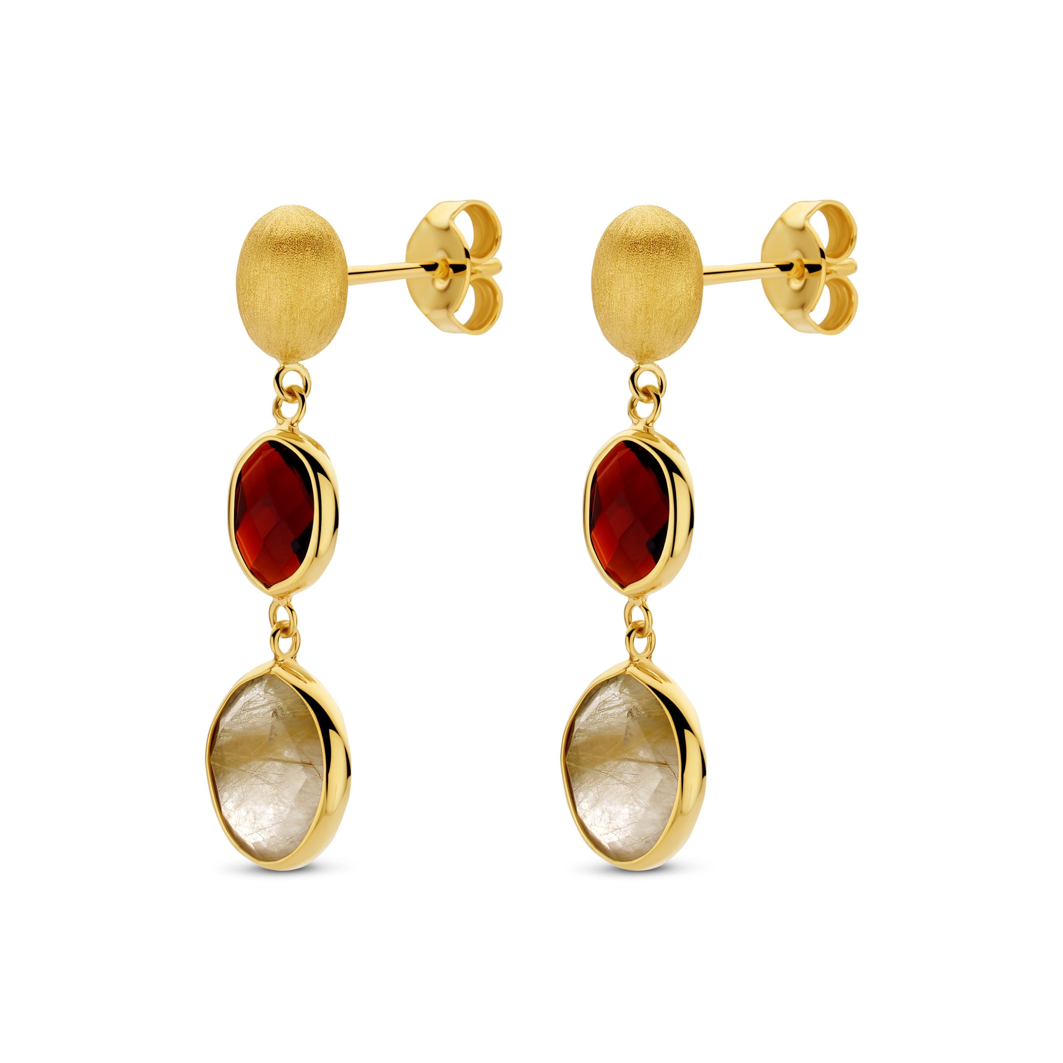 Dit zijn oorbellen van het merk Italo Bottene gemaakt voor dames.