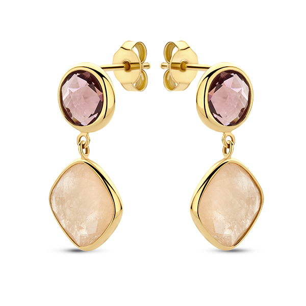 De ITALO BOTTENE TINTA 14K geelgouden oorbellen met Rhodoliet, model OR3271-RH-MOR, zijn creolen zonder glans. Ze zijn gemaakt van 14K goud en hebben een breedte van 12 mm. Perfect voor een verfijnde uitstraling bij zowel formele als informele gelegenheden. Draag ze met uw favoriete outfit voor een vleugje elegantie.