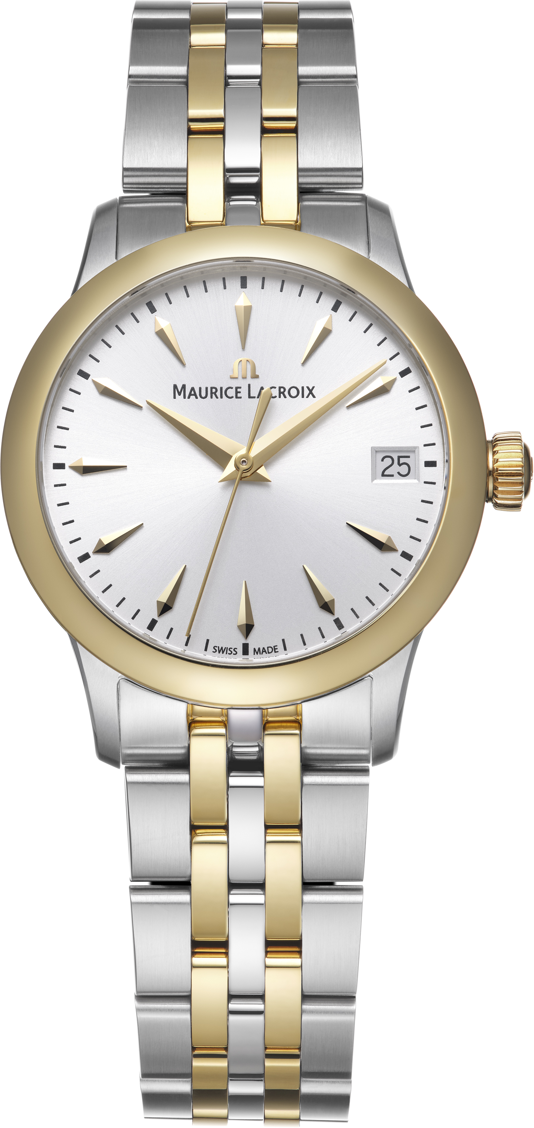 Dit is een horloge van het merk Maurice Lacroix gemaakt voor dames.
De specificaties zijn als volgt:
Kastmaat: 33 mm
Waterdichtheid: 10 ATM / 100 Meter / 330 Feet
Dit horloge heeft de volgende functies/eigenschappen:
Datumaanduiding