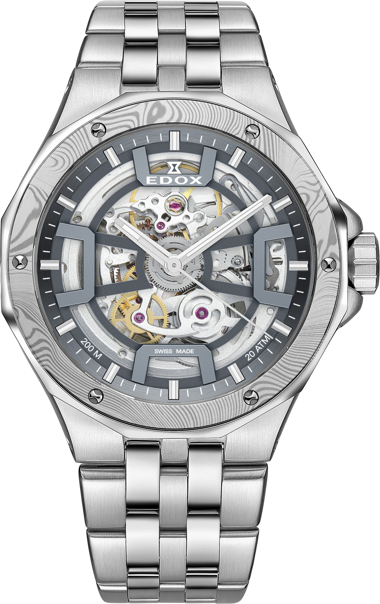 Dit is een horloge van het merk Edox gemaakt voor heren.
De specificaties zijn als volgt:
Kastmaat: 40 mm
Kastdikte: 12,5
Bandbreedte: 23
Gewicht: 160 gram
Waterdichtheid: 20 ATM / 200 Meter / 660 Feet