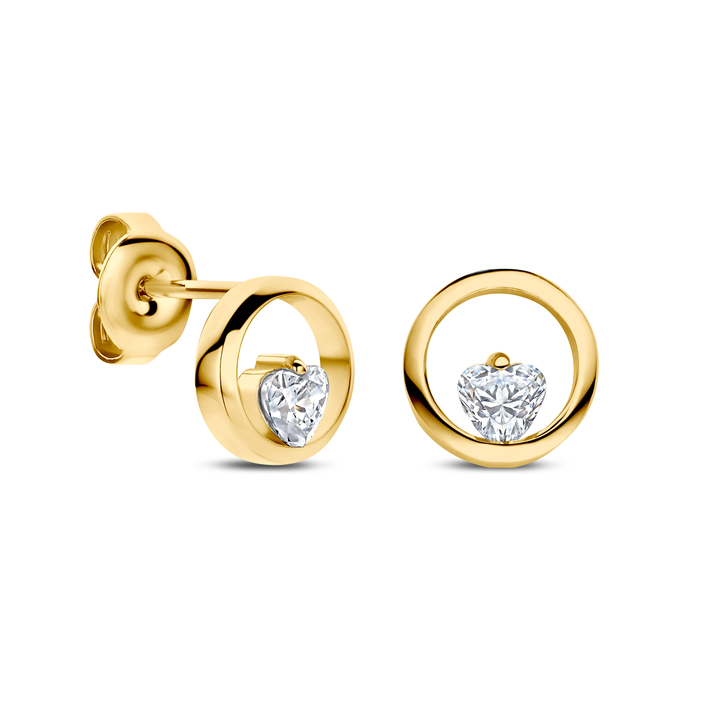 Dit zijn oorbellen van het merk FJF Jewellery gemaakt voor dames.