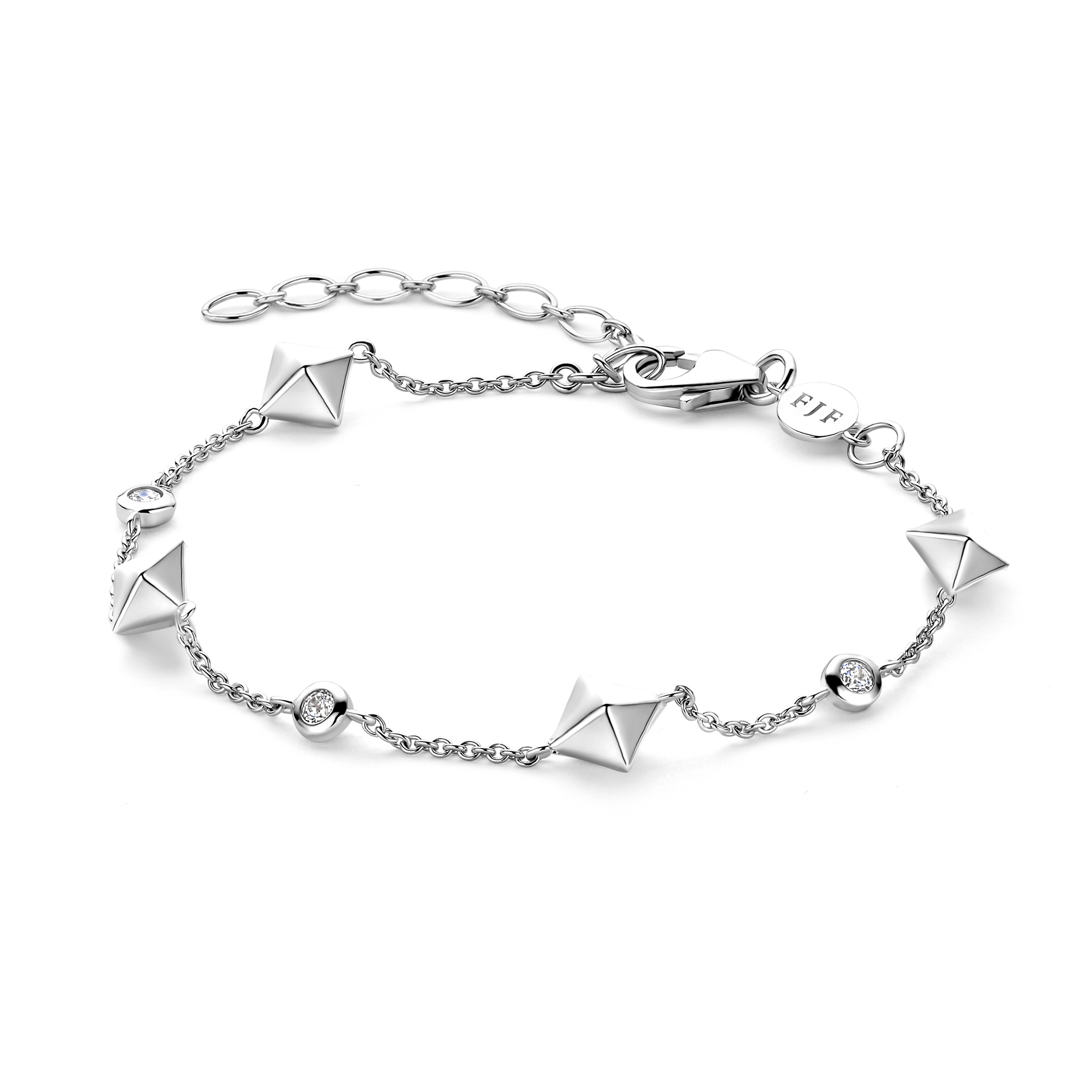Dit is een armband van het merk FJF Jewellery gemaakt voor dames.