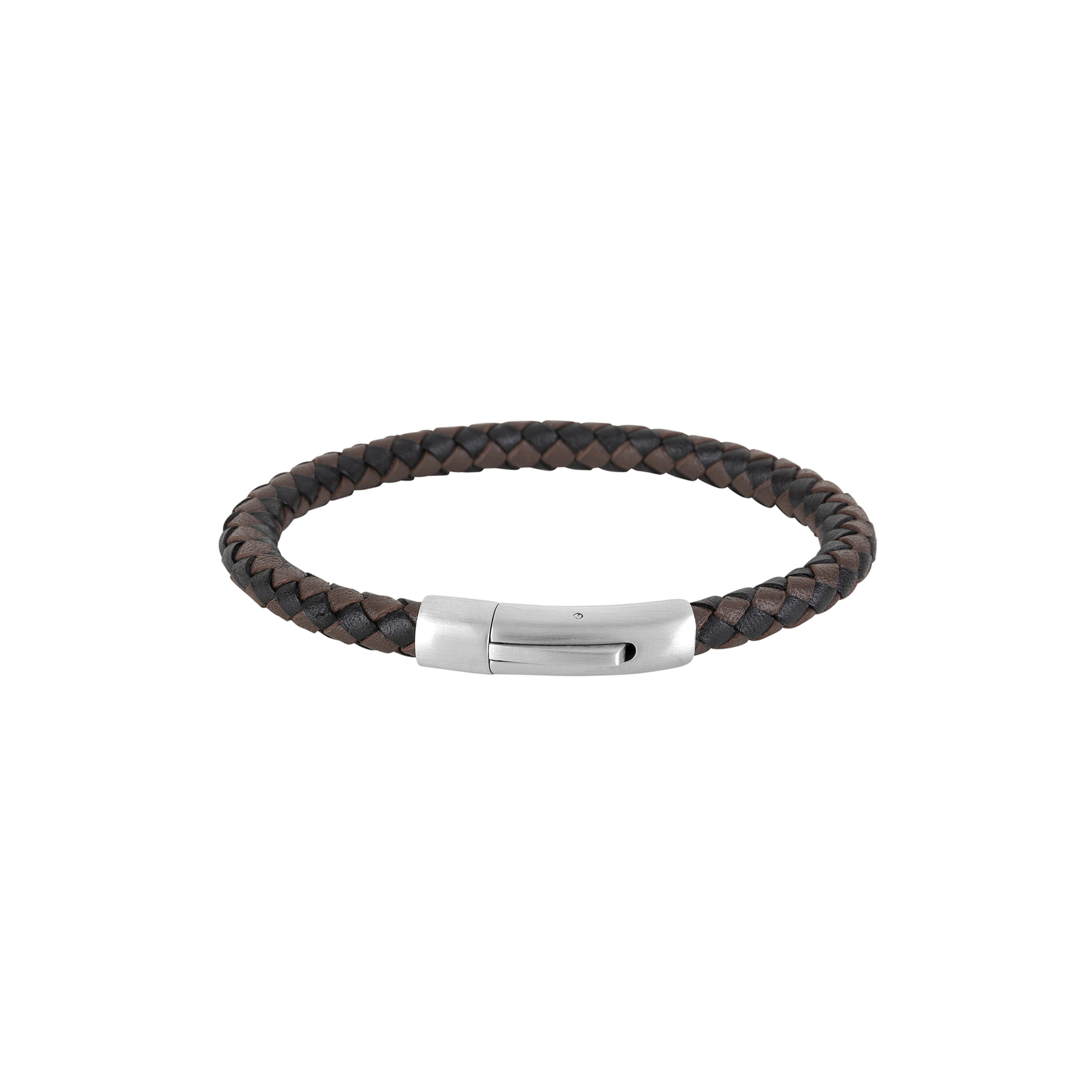 Aze armband Iron Single String BlackBrown 21,0cm AZ-BL004-H-210