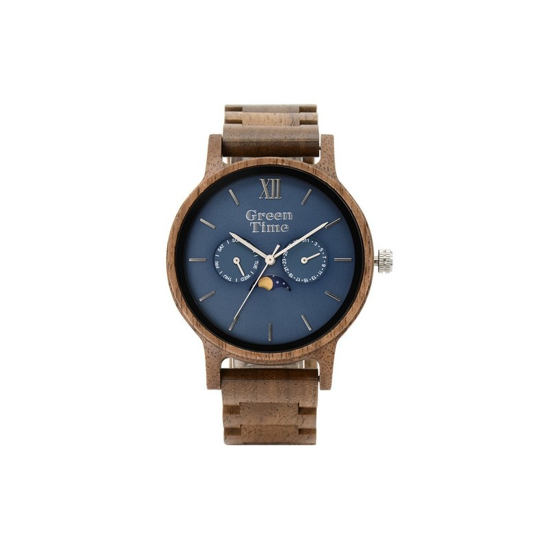 De Green Time Horloge is een stijlvol horloge. Als polshorloge voegt het een vleugje elegantie toe aan elke outfit. Het is ontworpen voor dagelijks gebruik en past perfect om uw pols. Dit horloge is ideaal voor zowel formele als informele gelegenheden, waardoor u altijd op tijd en modieus bent.