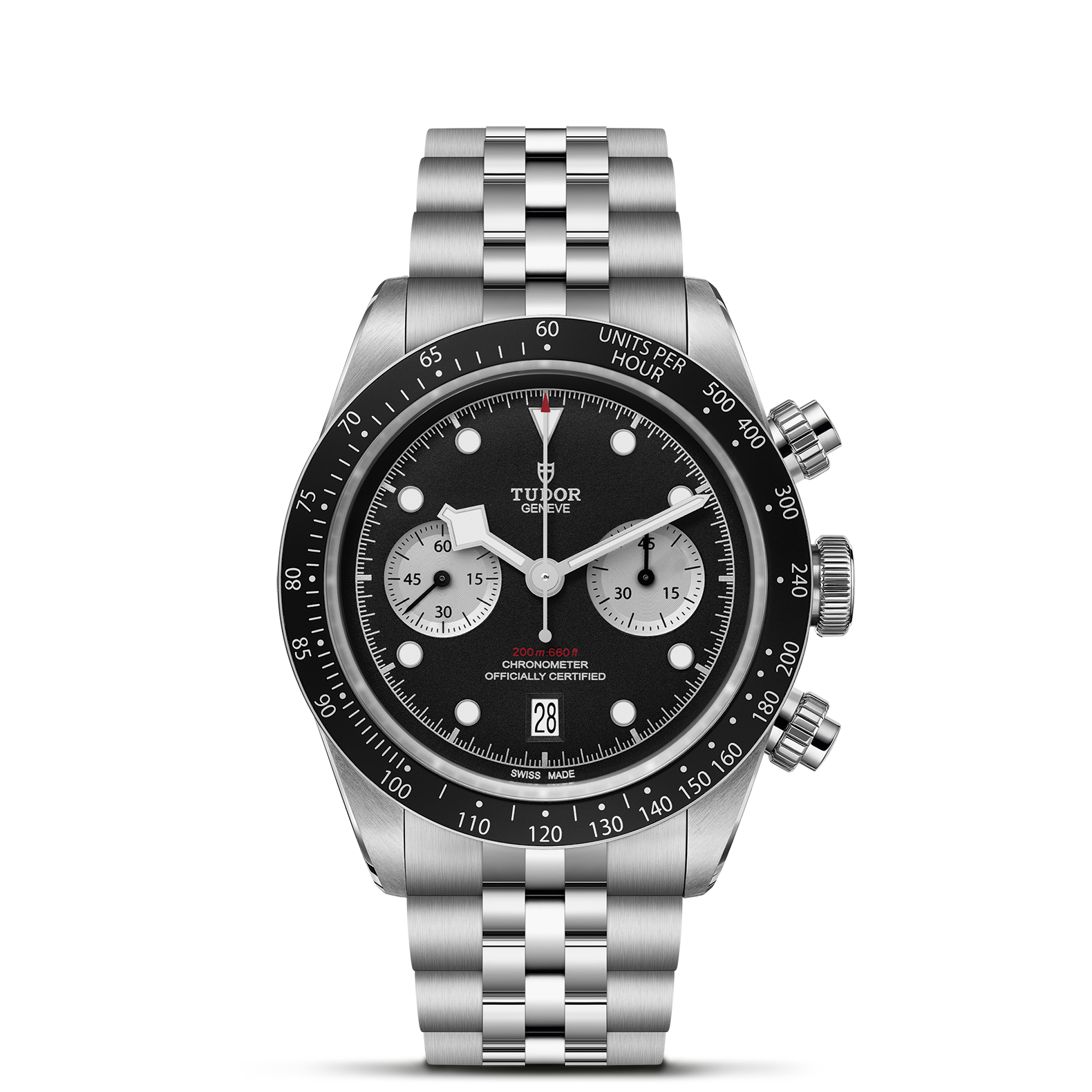 De Tudor Black Bay Chrono, modelnummer M79360N-0013, is een elegante polshorloge. Met zijn iconische ontwerp biedt het precisie en stijl, perfect voor elke gelegenheid. Draag het tijdens formele gelegenheden of casual uitstapjes voor een tijdloze uitstraling. De roestvrijstalen kast en hoogwaardige afwerking maken dit horloge een uitstekende keuze voor horlogeliefhebbers.