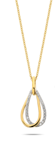 De My Style Diamonds 14krt bi-color hanger is een verfijnd sieraad met 0,15 caraat diamant in GH/SI1 kwaliteit. Deze prachtige hanger is perfect voor elke gelegenheid en kan het beste gedragen worden aan een fijne ketting voor een elegante en stijlvolle uitstraling. Voeg een vleugje glamour toe aan je look!